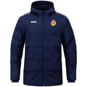 Quentalys - Veste coach à capuche marine Jako pour le club de FC Grimaud