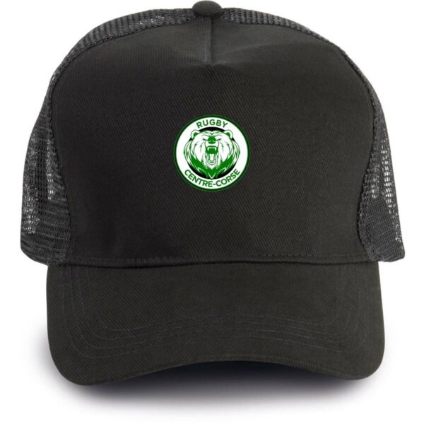 Quentalys - Casquette Trucker Noir pour le club Rugby Centre Corse