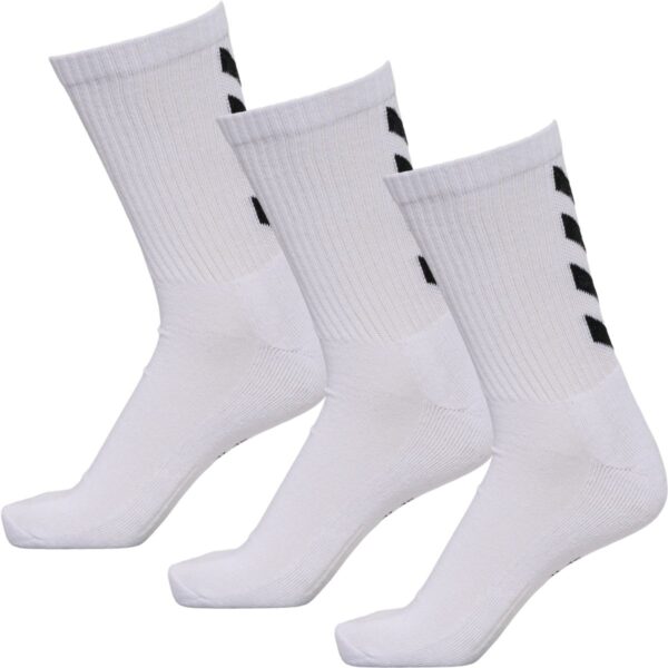 Quentalys - Lot de 3 paires de chaussettes blanches Hummel pour le club AS Monaco Handball