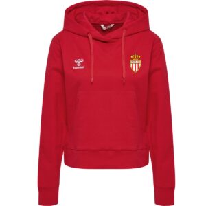 Quentalys - Hoodie Femme rouge Hummel pour le club AS Monaco Handball