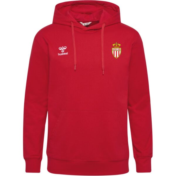Quentalys - Hoodie Homme rouge Hummel pour le club AS Monaco Handball