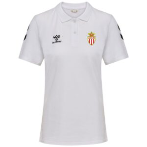 Quentalys - Polo Femme Blanc Hummel pour le club AS Monaco Handball