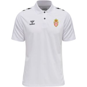Quentalys - Polo Homme Blanc Hummel pour le club AS Monaco Handball