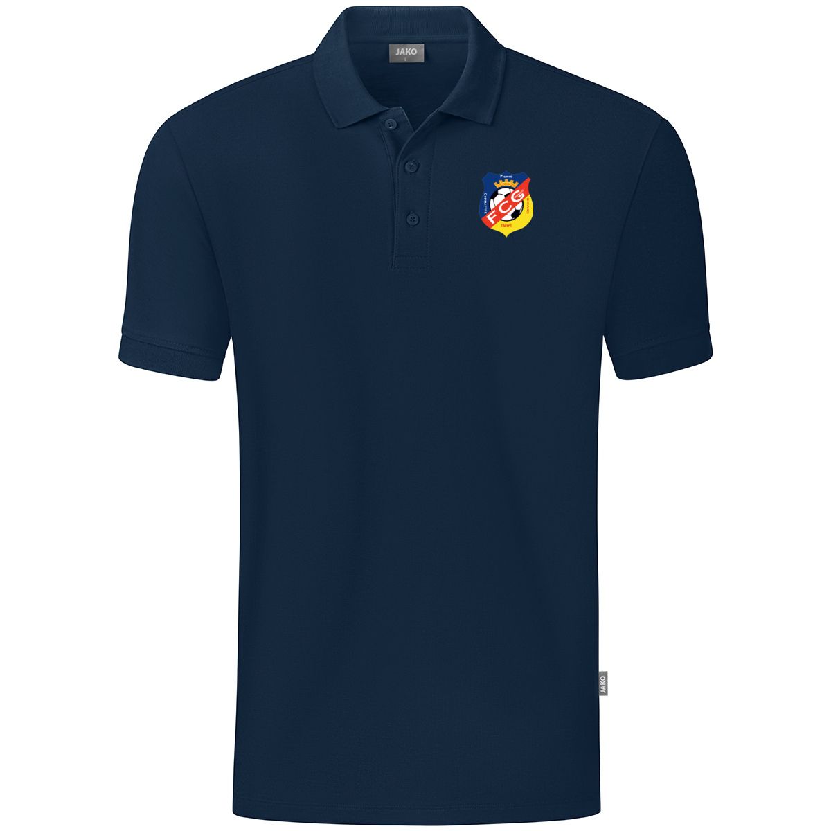 Quentalys - Polo homme marine Jako pour le club de FC Grimaud