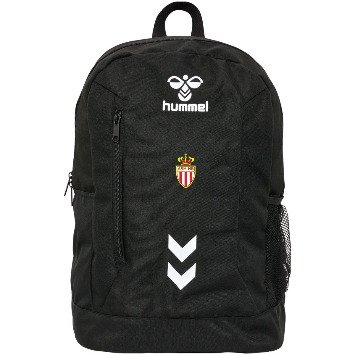 Sac à dos noir Hummel pour le club AS Monaco Handball Quentalys - Sac à dos noir Hummel pour le club AS Monaco Handball
