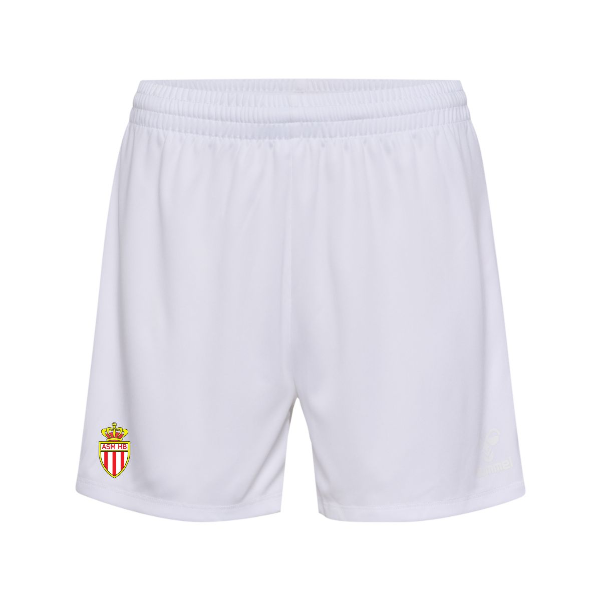 Quentalys - Short Femme blanc Hummel pour le club AS Monaco Handball