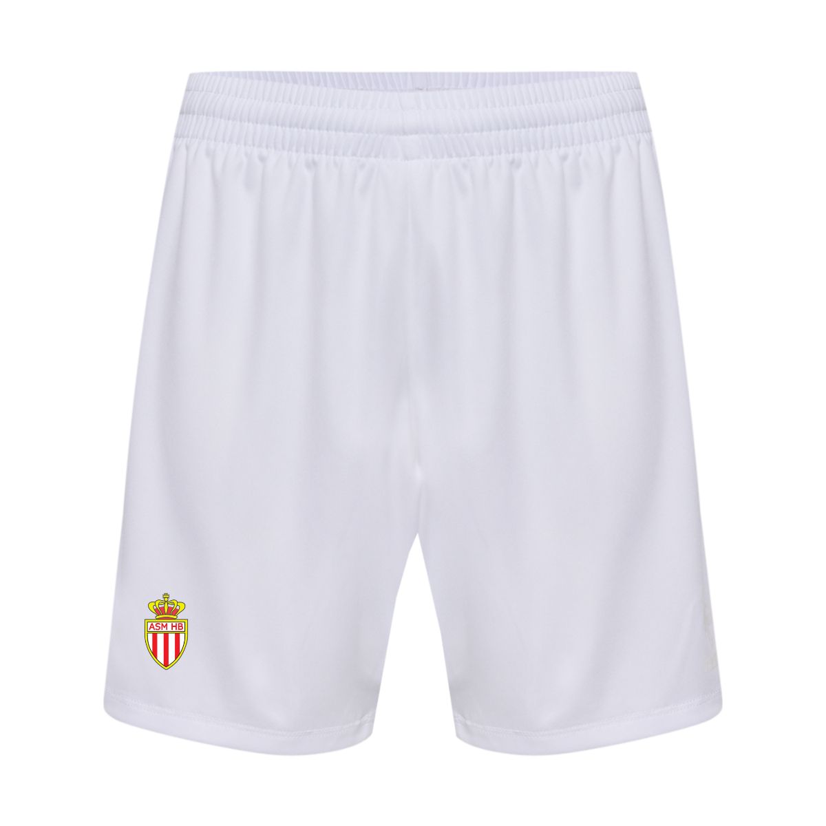 Short Homme blanc Hummel pour le club AS Monaco Handball Quentalys - Short Homme blanc Hummel pour le club AS Monaco Handball