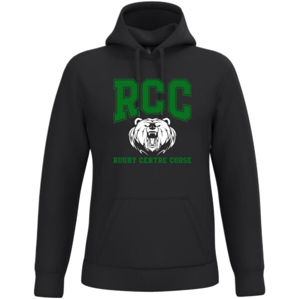 Quentalys - Sweat du Club Noir pour le club Rugby Centre Corse