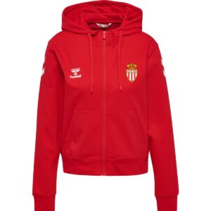 Quentalys - Hoodie Femme rouge Hummel pour le club AS Monaco Handball