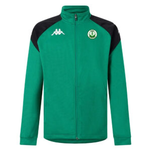Quentalys - Veste de survêtement Vert-Noir Kappa pour le club Rugby Centre Corse