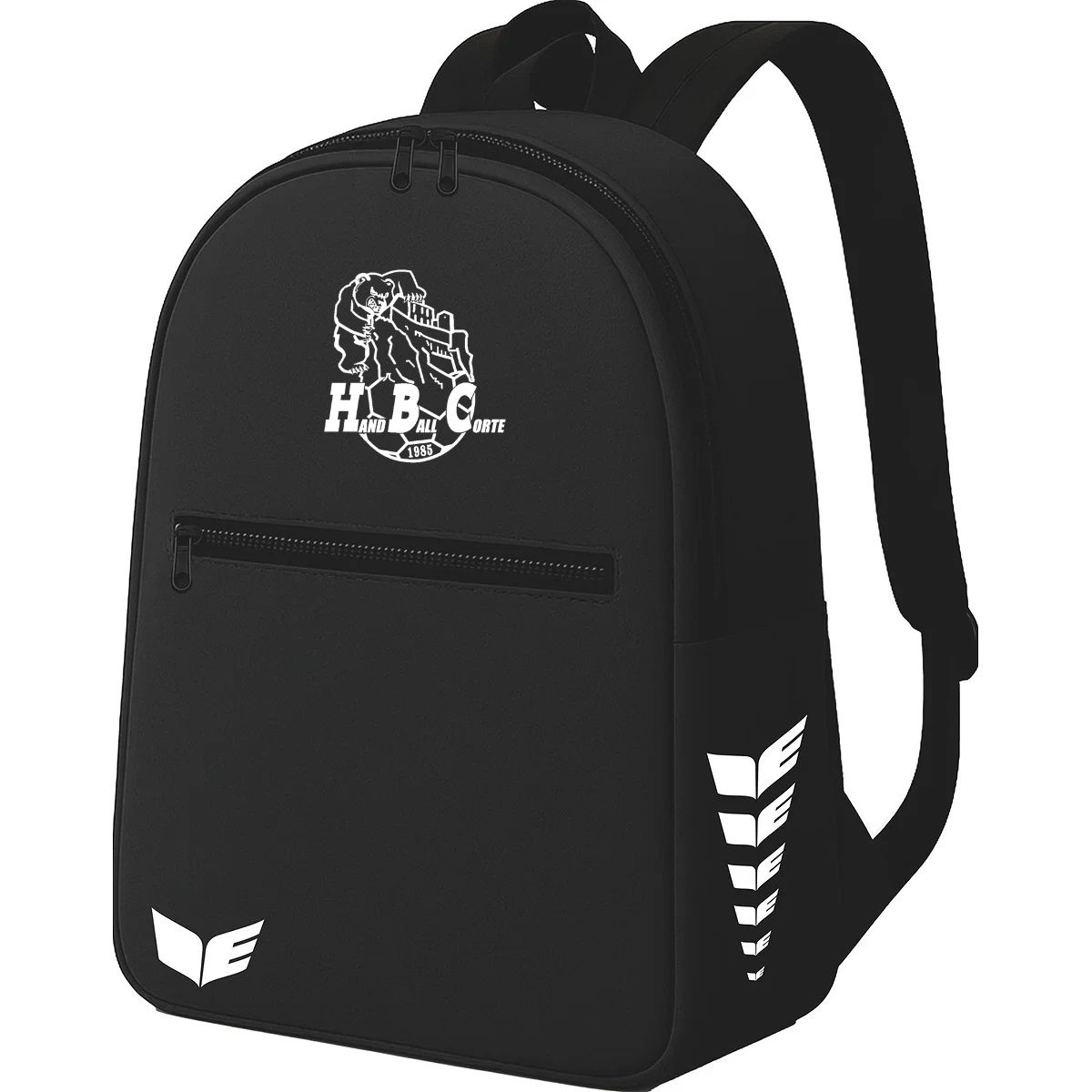 Quentalys - Sac à dos enfant Erima Noir pour le club HB Corte
