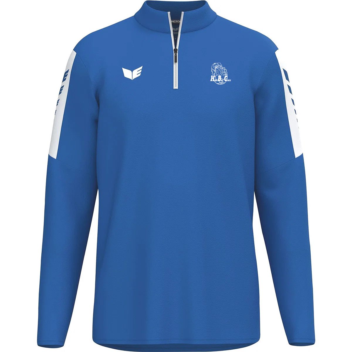 Quentalys - Sweat 1/2 Zip Erima Bleu Royal pour le club HB Corte