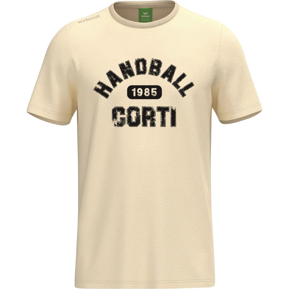 Quentalys - T-Shirt TS Erima Beige pour le club HB Corte